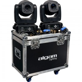 ALGAM LIGHTING Kit 2x Spot Ms100 + Flightcase