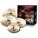 ZILDJIAN "Rock" (A0801R): Ride + Hi-Hat + 2 Crash Pack