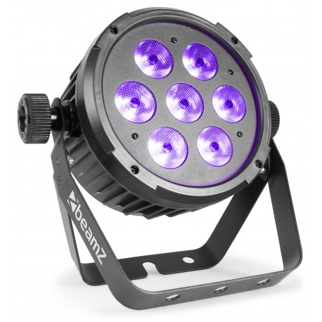 BEAMZ Bt280 Flat Par 7x10w 6in1 Dmx Irc BEAMZ