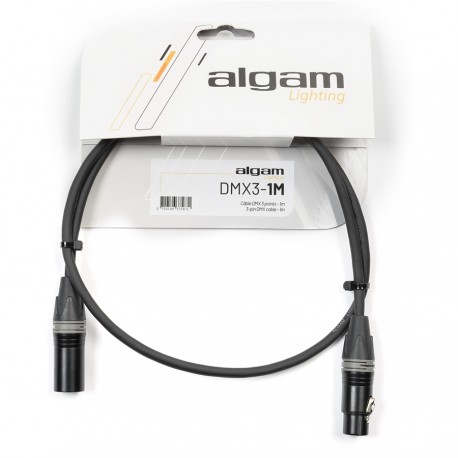 ALGAM LIGHTING - DMX3-1M CAVO DMX 3 POLI 1MT Algam Light