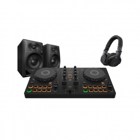 AlphaTheta DDJ-FLX2 + DM-40D + HDJ-CUE1 AlphaTheta