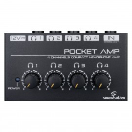 Amplificatore Per Cuffie Tekiaviai PM1 – Monitor Portatile In Metallo, Jack 3.5mm, Per Palco E DJ